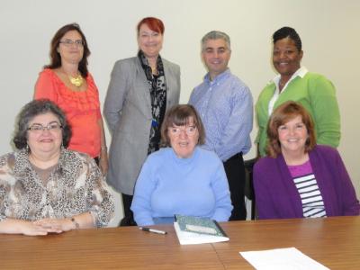 Bottom row (left to right)
Marie Bonita, Delaware County Office of Services for the Aging (COSA); Lynn Prendergast-Gibbs, Freedom Valley Disability Center; Joanna Geiger, Delaware County Aging and Disability Center Coordinator
Top row (left to right)
Linda Robson, County Assistance Office; Wendy Pekus-Mazieka, Community Transit; Mike Boyer, Mercy LIFE; Katrina Lewis, Delaware County Office of Services for the Aging