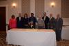 Denise Stewart, COSA Director; Michael Culp, councilman; Colleen Morrone, Vice Chair, Delaware County Council; Agnes Nelson, centenarian and guest; Sye Brandman, centenarian; Kevin Madden, councilman; Brian Zidek, councilman; John McBlain, Chairman, Delaware County Council