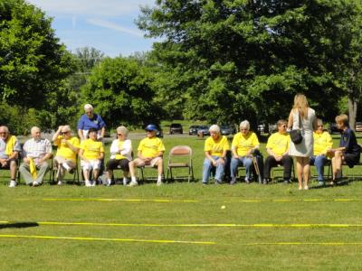 The 2016 Delaware County Senior Games opened with Bocce at Rose Tree Park in Media.