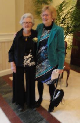 left: Agnes Pugh, age 105
