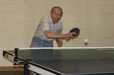Serving up some friendly competition in Table Tennis at Watkins Senior Center, Upper Darby