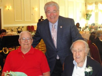 Council Vice Chair, Mario J. Civera, Jr. and Joseph Borrelli, 100.