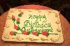 Centenarian birthday cake