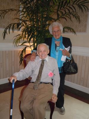 seated: Herbert Myers, age 100